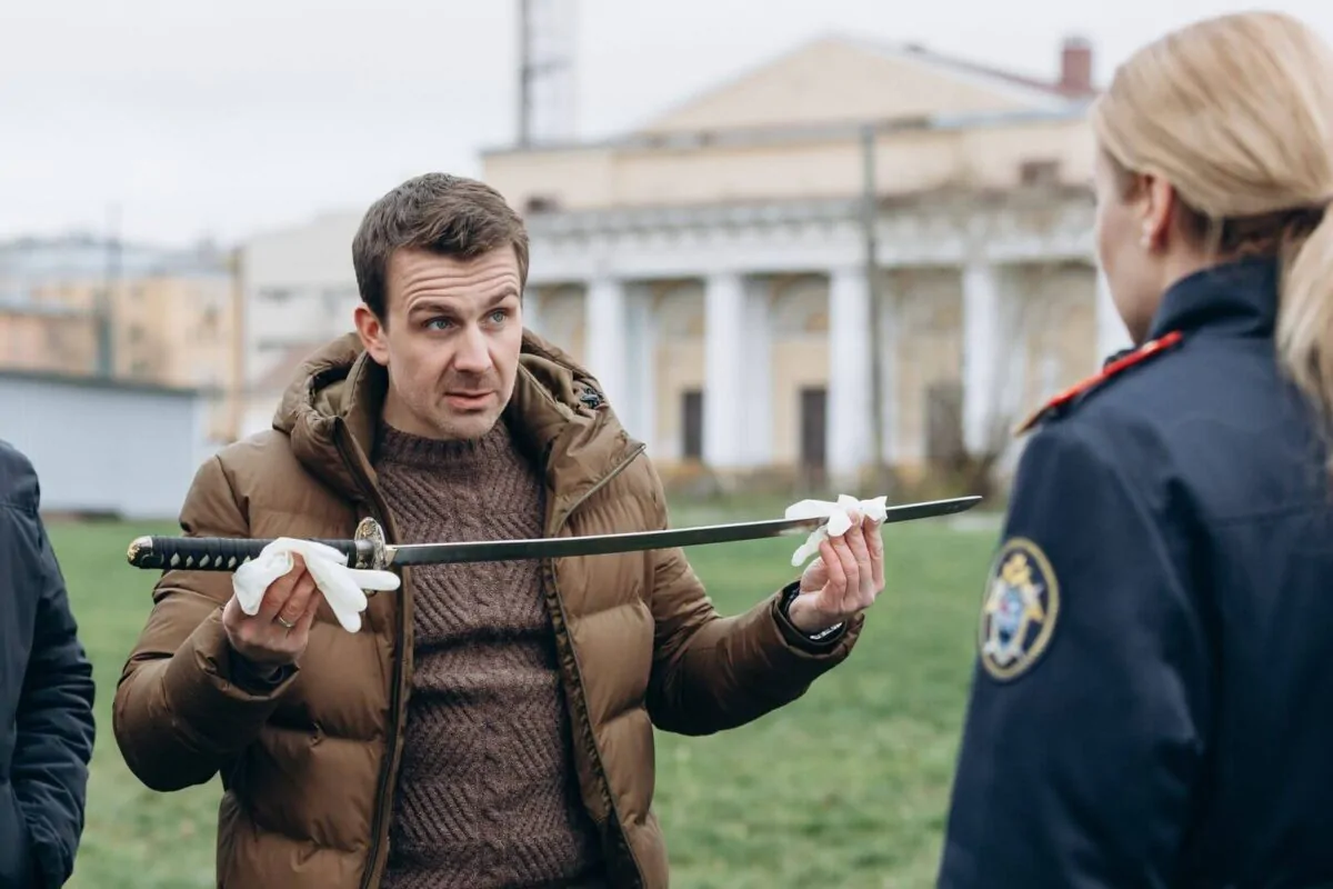 Момент из трейлера сериала Невский